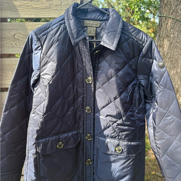 Ariat Navy Belmont Jacket - Picture 6 of 14